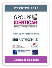 Financière Cambon organise le LBO sponsorless de Groupe Identicar